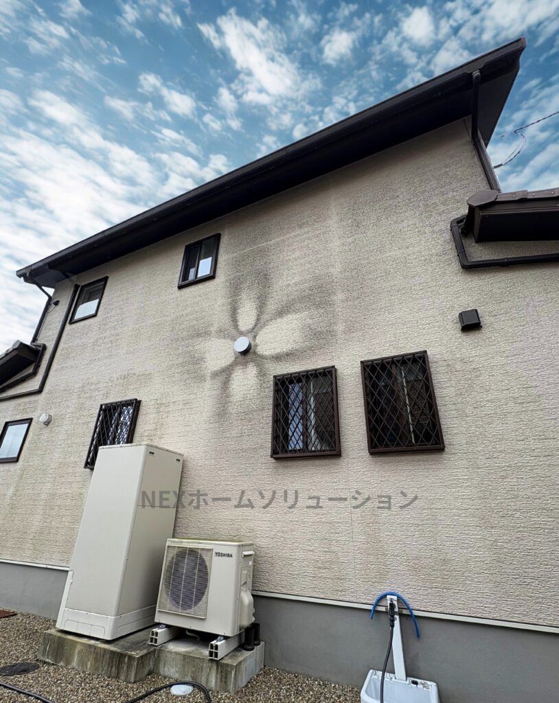 外壁洗浄の兵庫県の施工写真 ビフォー