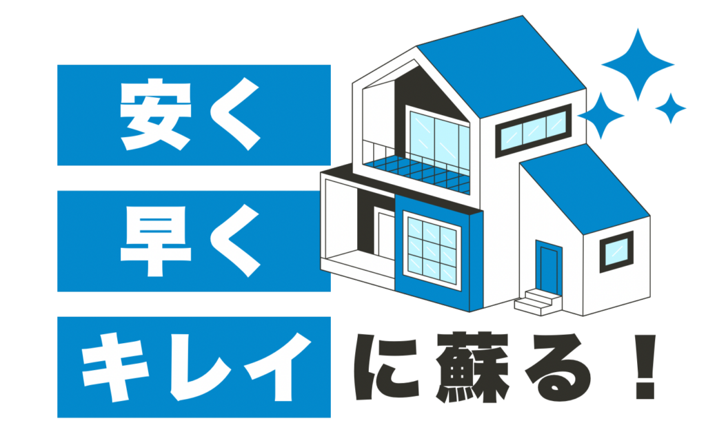 安く　早く　キレイに蘇る！